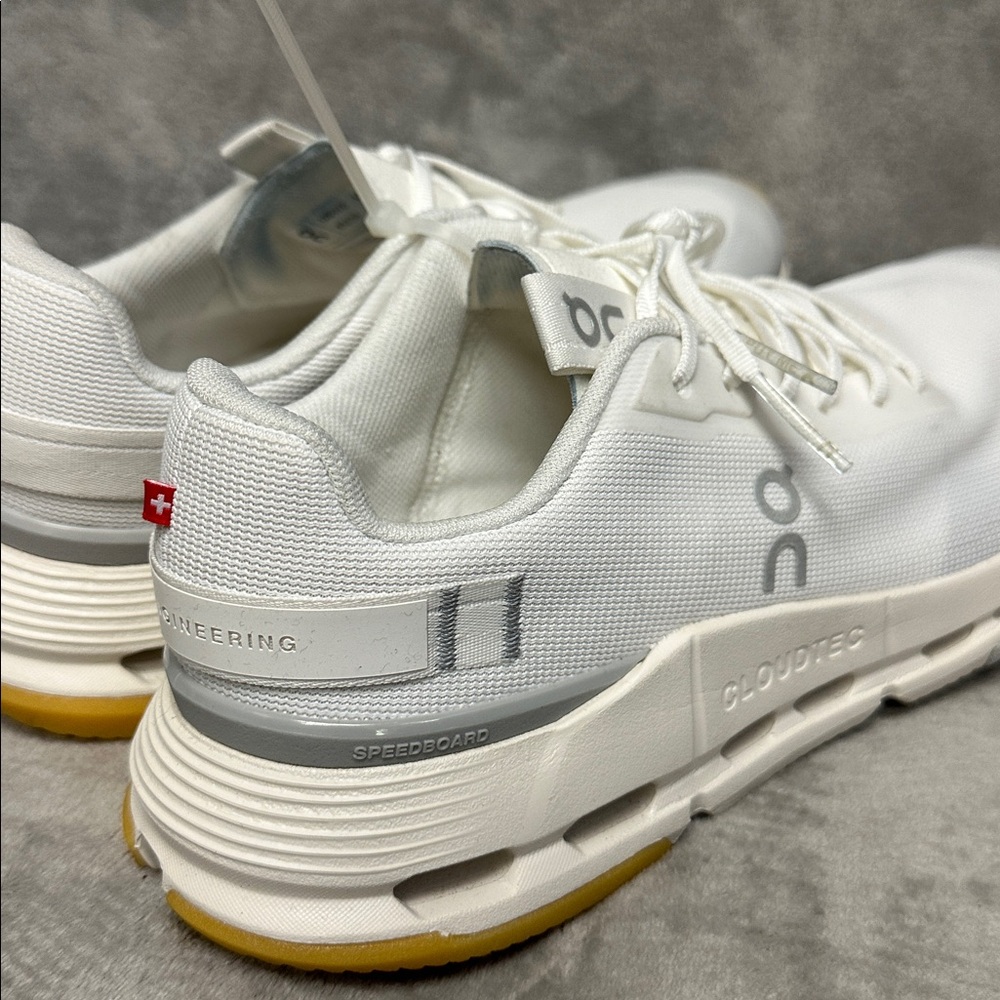 ON White Cloudnova 2 Sneakers Size 8 - Picture 6 of 9